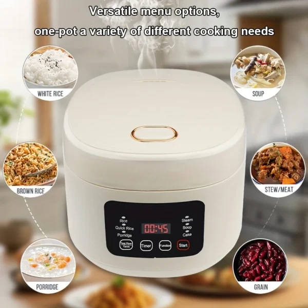 16e4fe1c-d13a-4e15-8247-ffa26690f418.webp BALASHOV 3L Smart Electric Rice Cooker with 24-Hour Reservation & Keep Warm Function