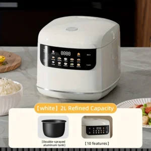 75ff3075-584d-4720-8247-c4d3bdb02b47.webp SENBOWE 2-Cup Digital Rice Cooker with Touch Screen